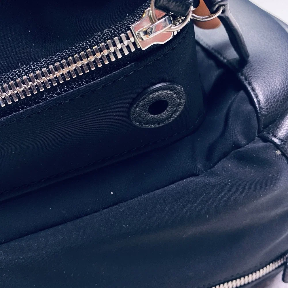 Haerfest x Mercedes Benz Limited Edition Black Nylon Leather Travel Backpack